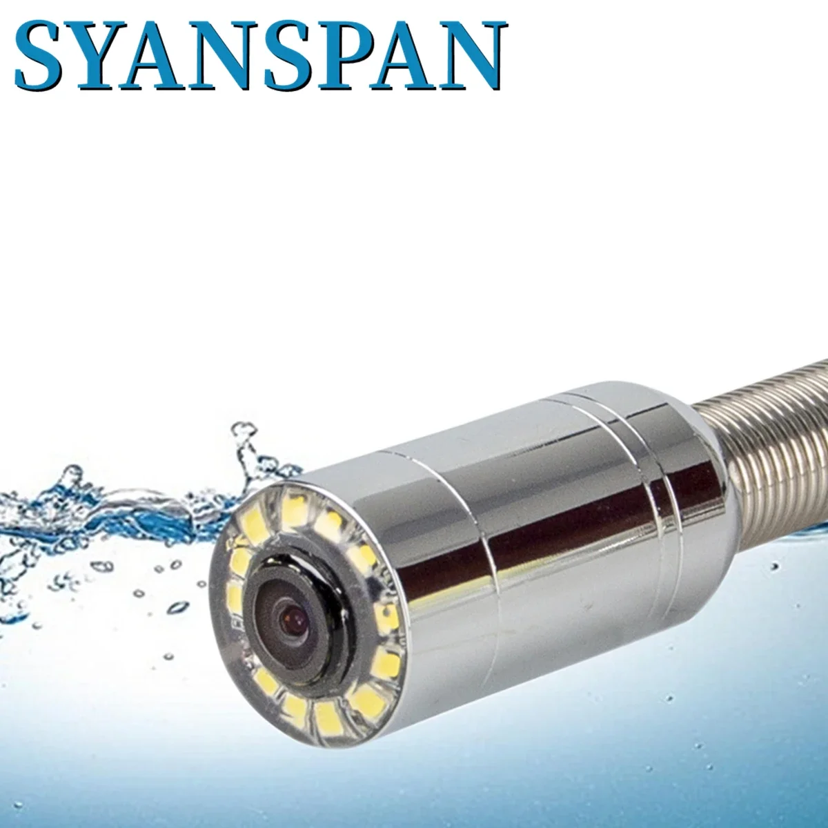 Cabeça da câmera de inspeção de tubulação de esgoto, syanspan 23mm/17mm dreno de esgoto pipeline endoscópio industrial peças da câmera substituição sem skid