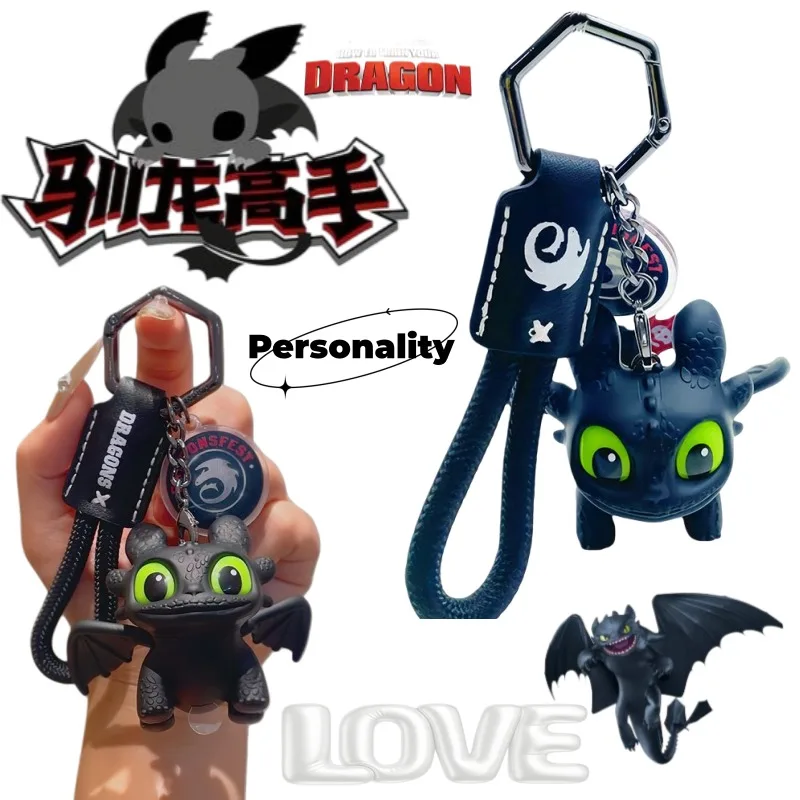 

Новый креативный брелок-Беззубик: милый мультяшный парный кулон для рюкзака, высококачественный персонализированный модный аксессуар для школьной сумки студента