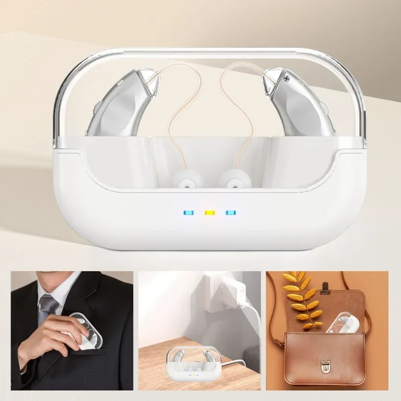 

Convenient Sound Amplifier for Elderly with Ear-Back Design Hot Selling Miniature Sound Enhancement Device for Hearing