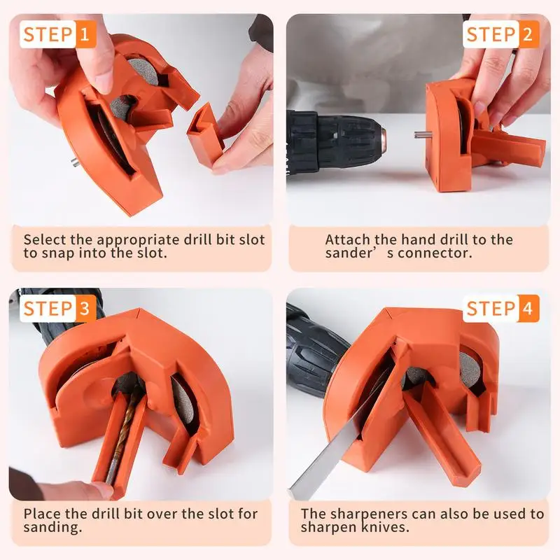 Strumento di molatura per punte da trapano strumento multiuso per affilare punte da trapano strumento universale per affilare con elevata durezza per carburo di cobalto