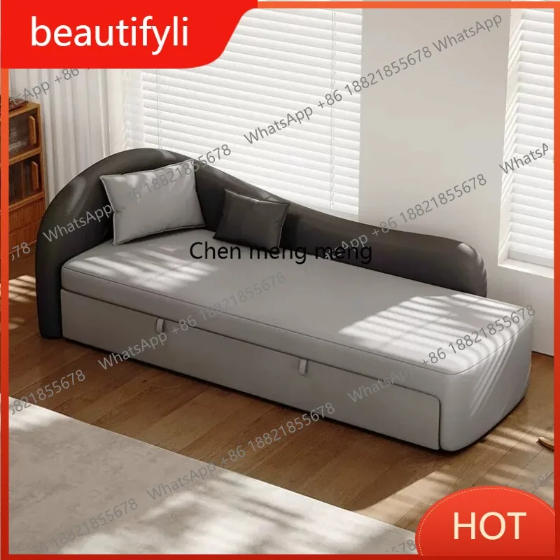 

A139 Cream wind sofa bed concubine chair multi-functional living room dual-purpose small sofa study multi-functional sofa bed