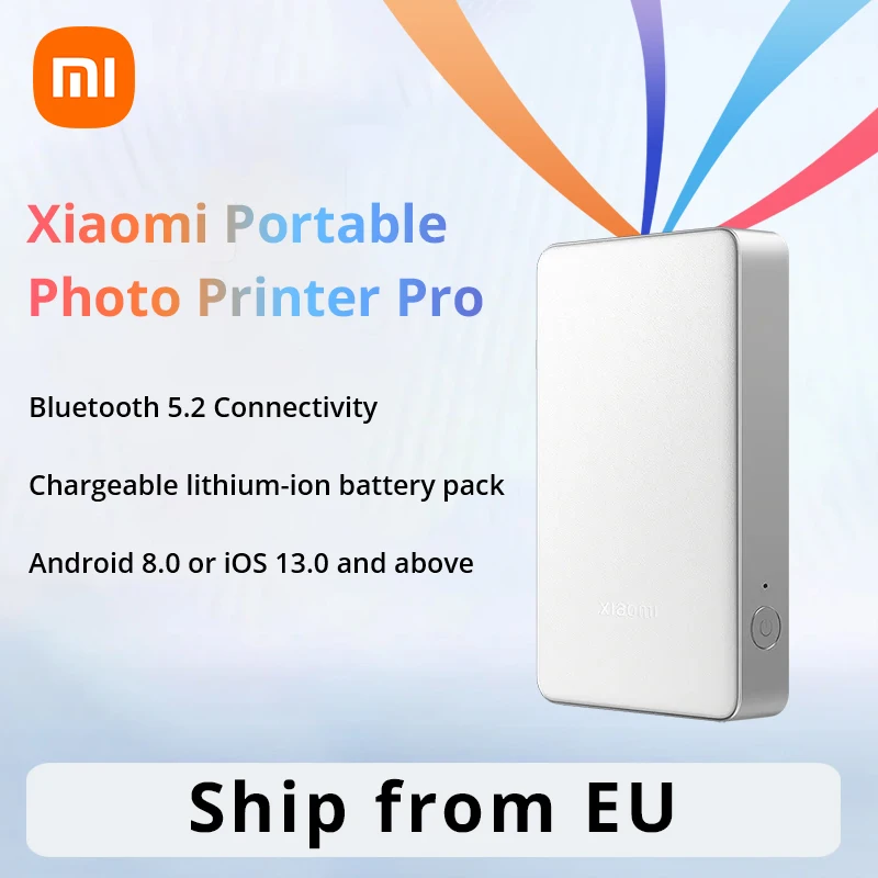 Xiaomi Draagbare Foto Printer Pro Zakprinter 313 DPA Thermische Sublimatie print AR Bluetooth Foto's en Video's