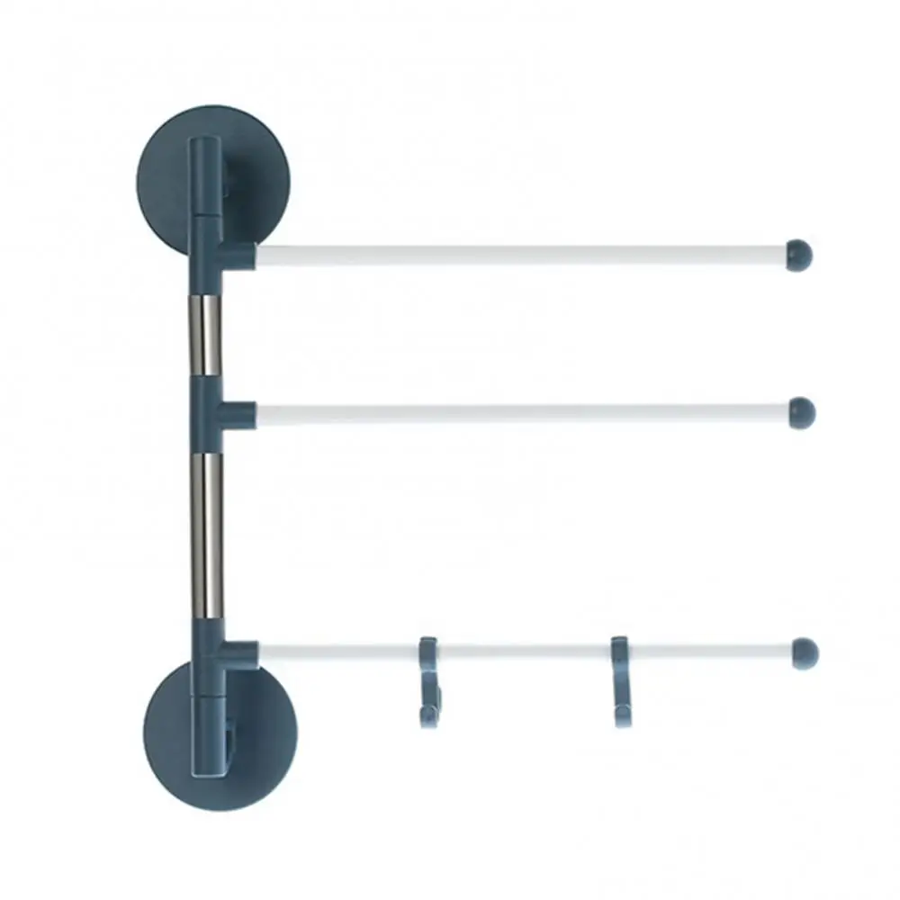 Punch Free Adhesive Bathroom Towel Holder, Wall Mount, Shelf Rack, Organizador, Gabinete, Porta Pendurado Stand