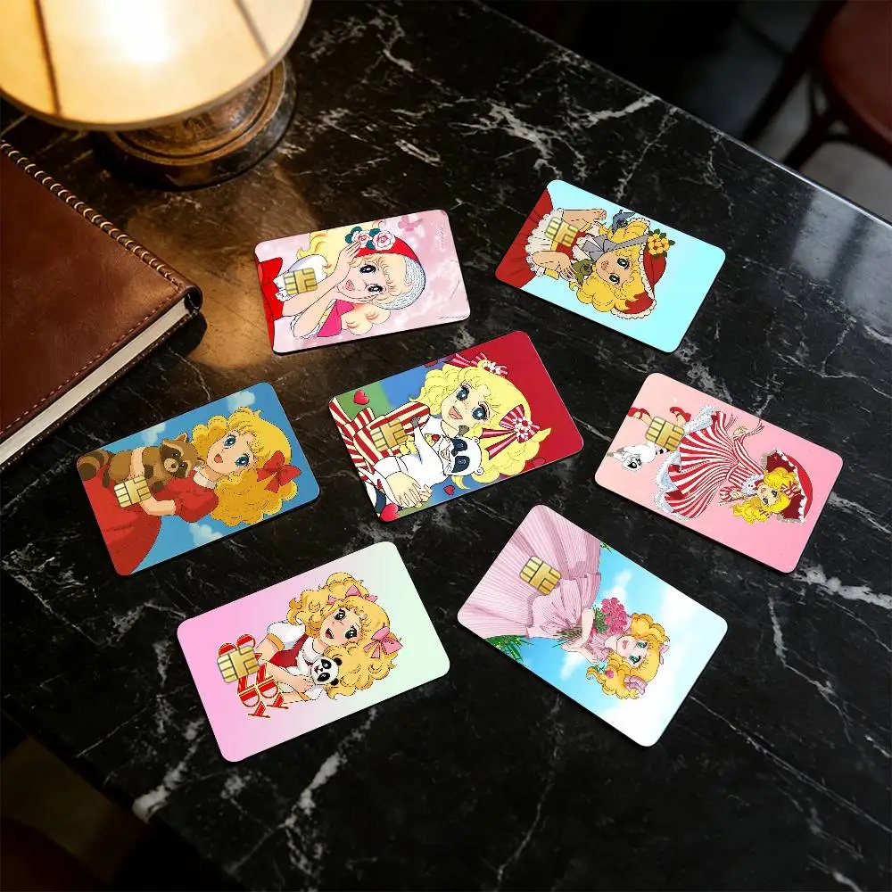 

Sweet girl C-Candy C-Candy-cc Credit Card HD Stickers Game Card Decal Small Chip Waterproof Sticker