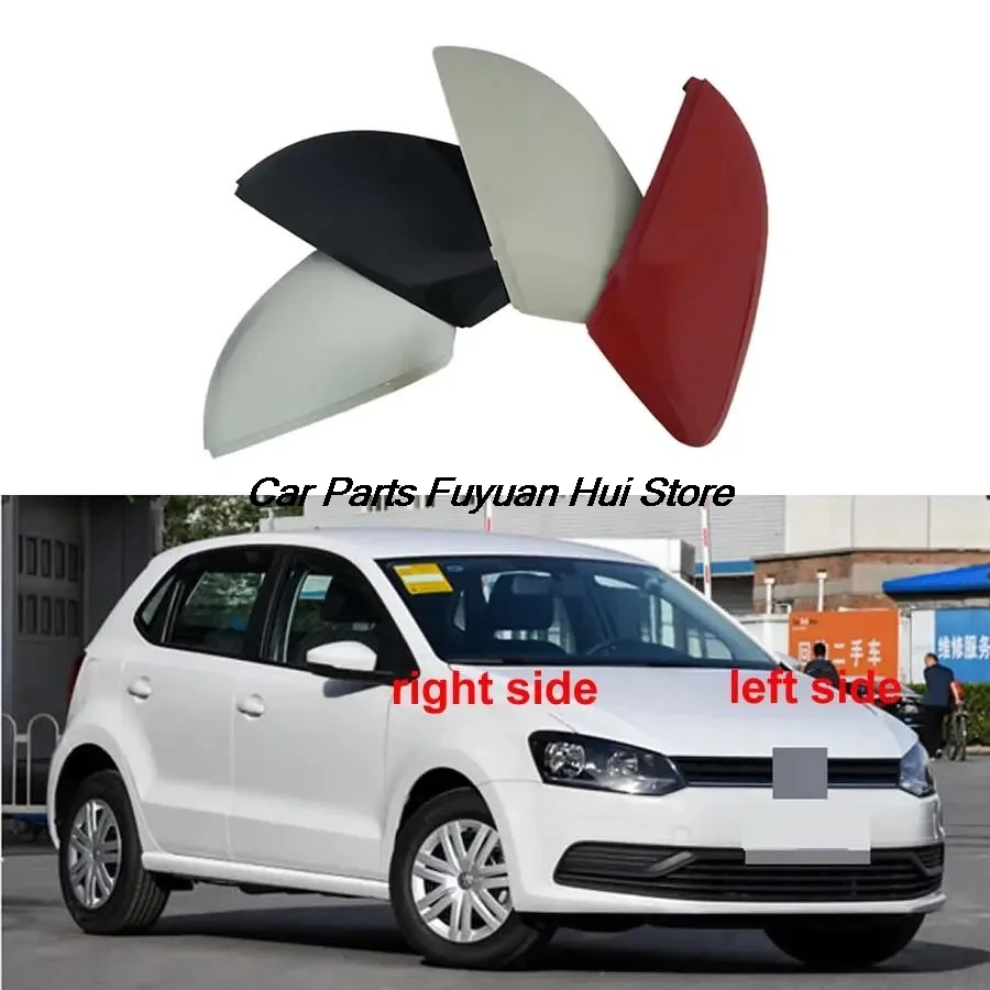 

Для Volkswagen VW Polo 2014, 2015, 2016, 2017, 2018, оболочка для автомобильного зеркала заднего вида, оболочка для зеркала заднего вида, колпачки для боковых зеркал с Цветной росписью