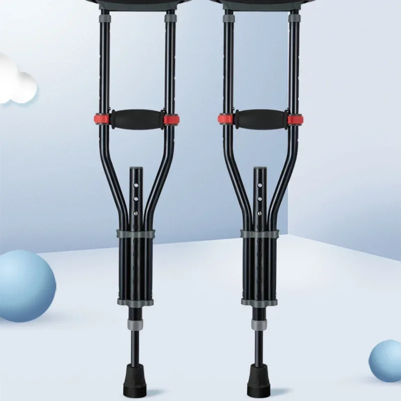 

Children's Armpit Crutches - Rehabilitation Walking Aid, Non-Slip Cane, Adjustable Mobility Support, Lightweight Crutches