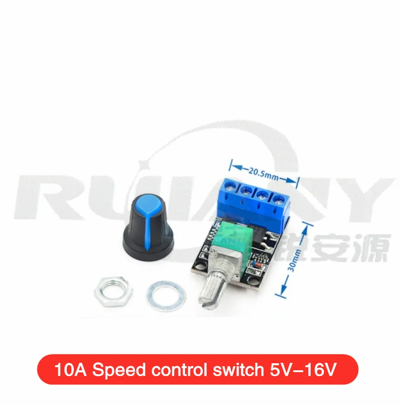 PWM DC motor governor 2A 3A 5A 10A speed regulation switch switch function 1803BK 1203BK