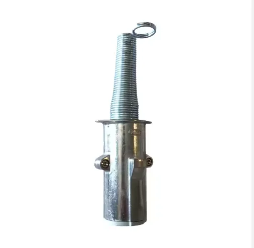 24V EUR Heavy Truck  7 Pin Trailer Plug with Spring Tail S  Aluminum Trailer Connector 7 Way Electric Adapter Plug