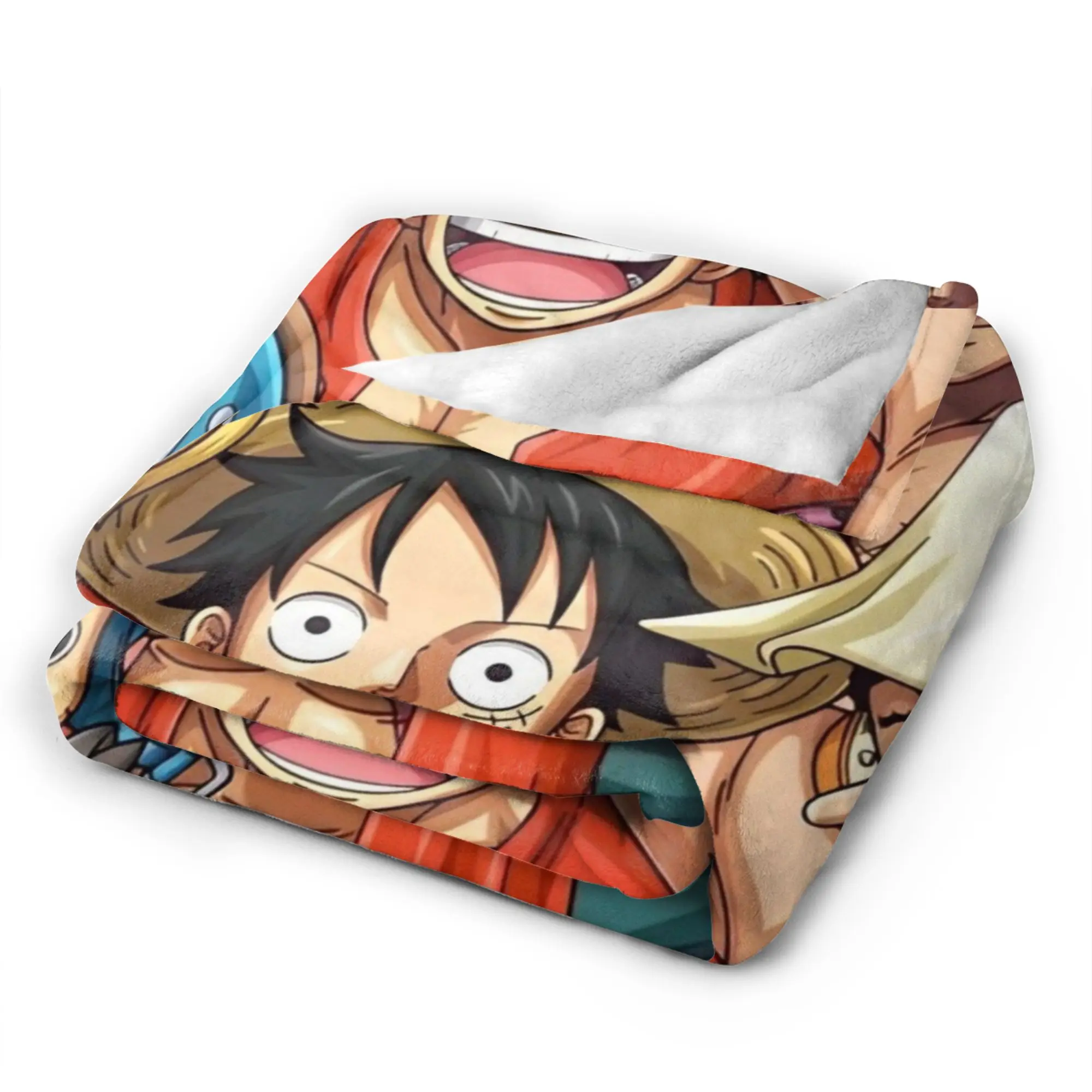 Coperta monopezzo anime in pile monopezzo divertente coperta calda per biancheria da letto lounge autunno/inverno