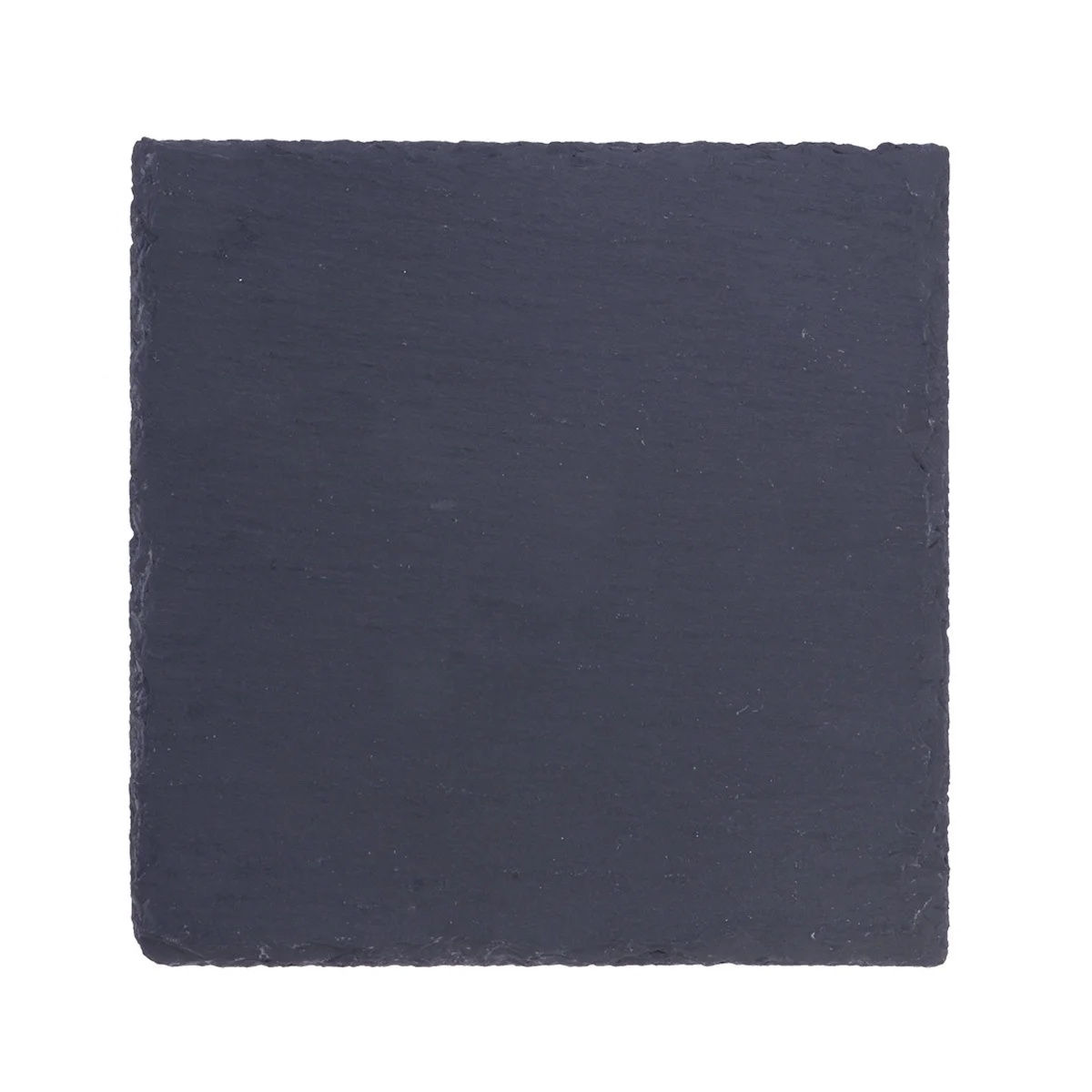 

Natural Square Plate 20x20cm Black Western Food Stone Dish for Cake Sushi Pizza Cheese Fruit Tray Natural Plate