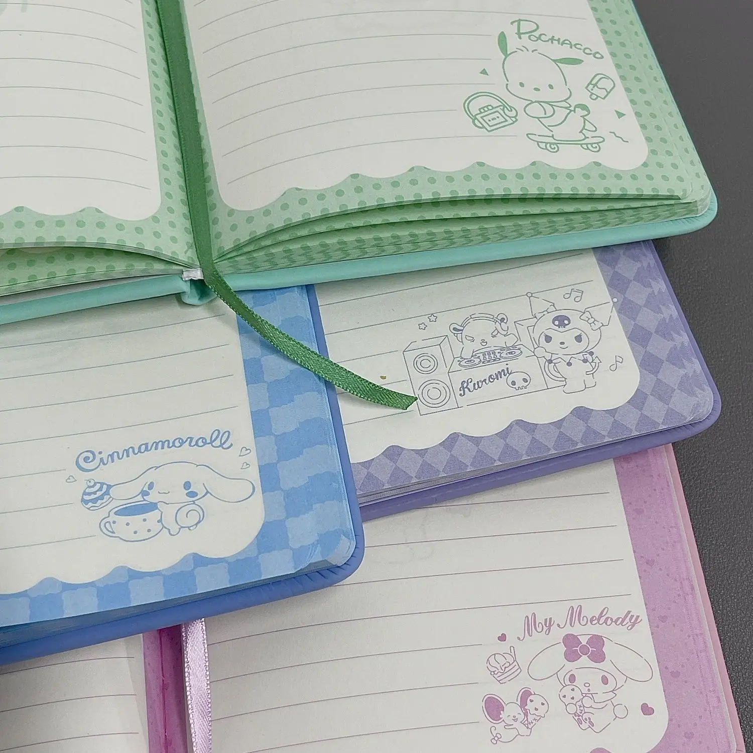 Sanrio Notebook Anime Cinnamoroll My Melody Notepad Kawaii Cute Student Stationery Diary Notebook School Supplies Kids Gifts