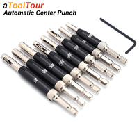 Self Centering Hinge Drill Bit Set Clic Change Door Cabinet Window Hole Puncher Jig Guide Locating Cutter Woodworking Tool HSS