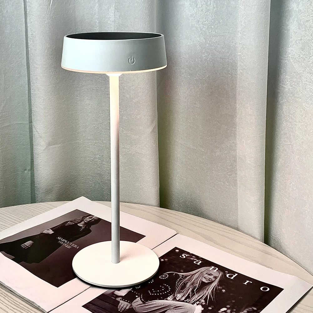 1-2 個ソーラーテーブルランプ調光可能な LED デスクランプ 2000mAh バッテリー防水 2700K-6000K コードレステーブルランプ充電式