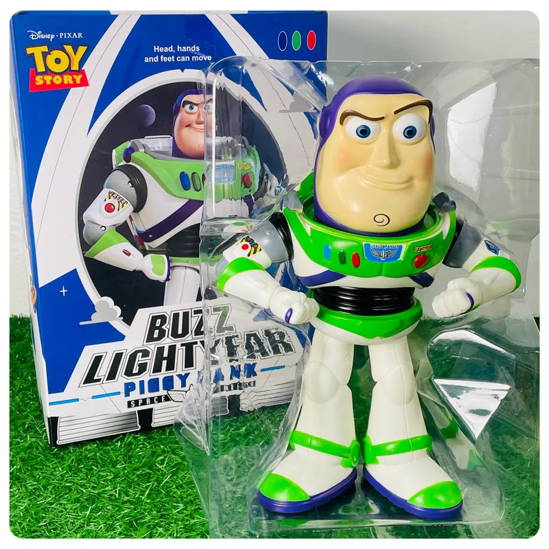 Disney Animated Toy Action Figure Buzz Lightyear PVC Collectible Moving Model Display Piece Toy Story Themed Collectables
