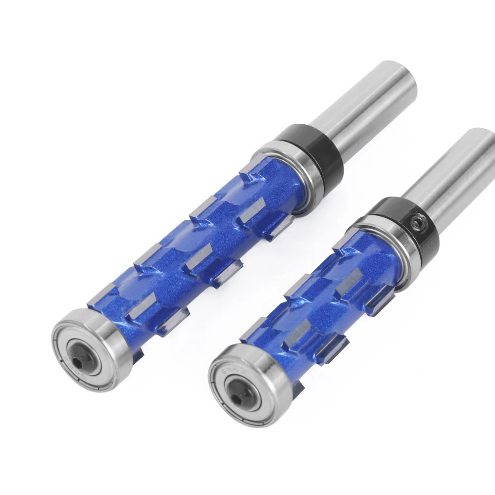 Imagem -05 - Lavie-conjunto de Bits Router Fresa Máquina de Gravura Bit Router Rolamento Duplo Flush Espiral Guarnição H12023h19 12 mm 2
