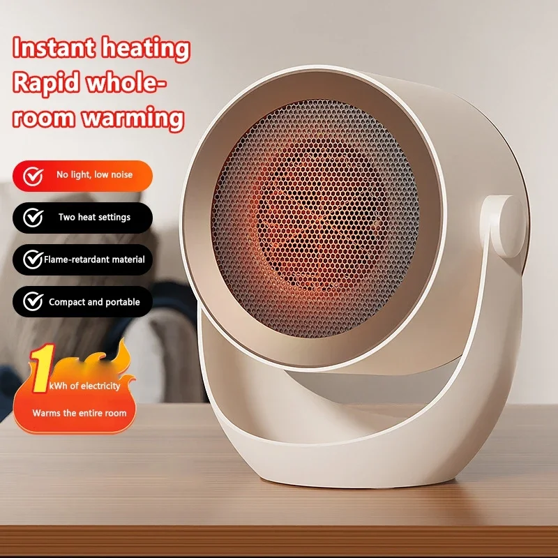 Fast Heating Electric Heater Space Warmer PTC Ceramic Fan Heater US/EU/JP Plug Silent Energy Saving Indoor Home Bedroom Bathroom