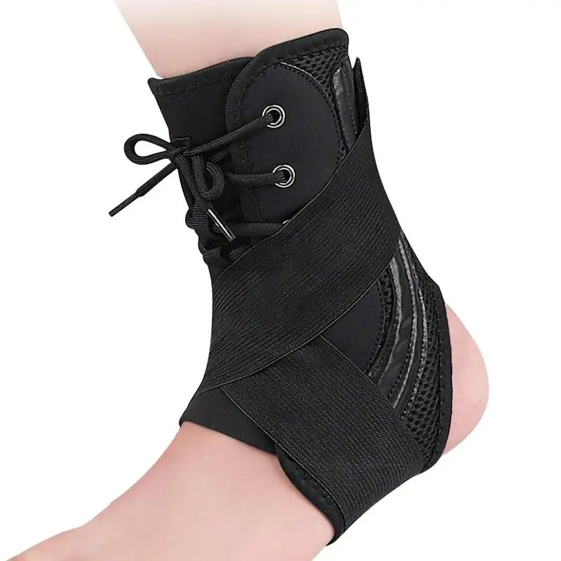 

Brace & Elastic Supports Compression Socks Ankle Wrap With Two-Way Fixed Support Hollow Heel Design Gym Accessories Sports