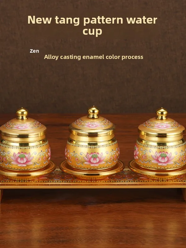 

New Lotus Water Cup Buddha Offering Cup Worshiping Water Purification Cup Buddha Offering Cup Buddhist Supplies Ornaments