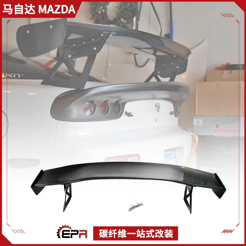 

Suitable for Mazda RX7 Mazda FD3S RE Amamiya Carbon Fiber Large Tail GT2 Spoiler Fixed Wind Wing Retrofit