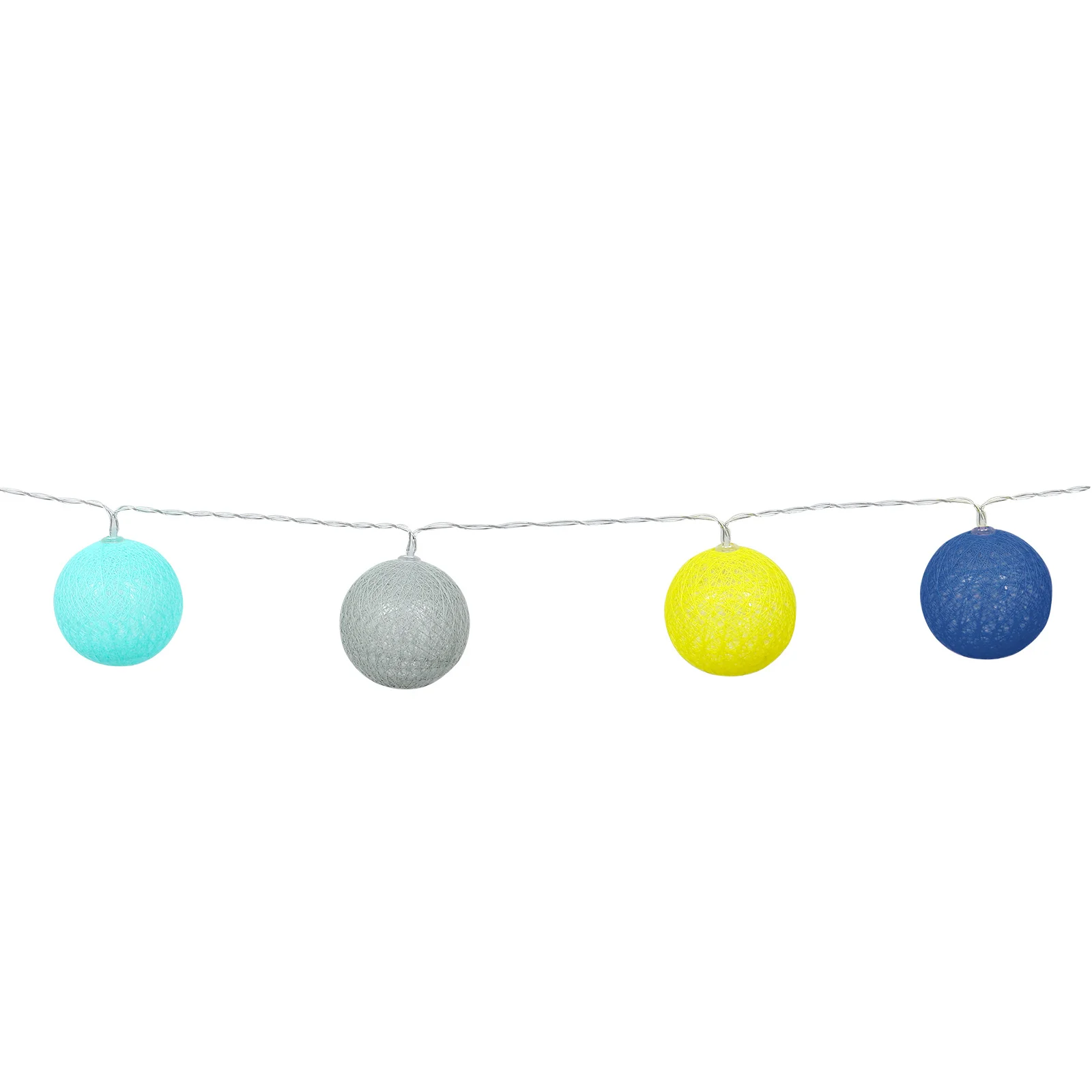 

1Set 20 Leds Xmas String Lights Colorful Ball Appearance Premium Bead Christmas Wedding Birthday Decor