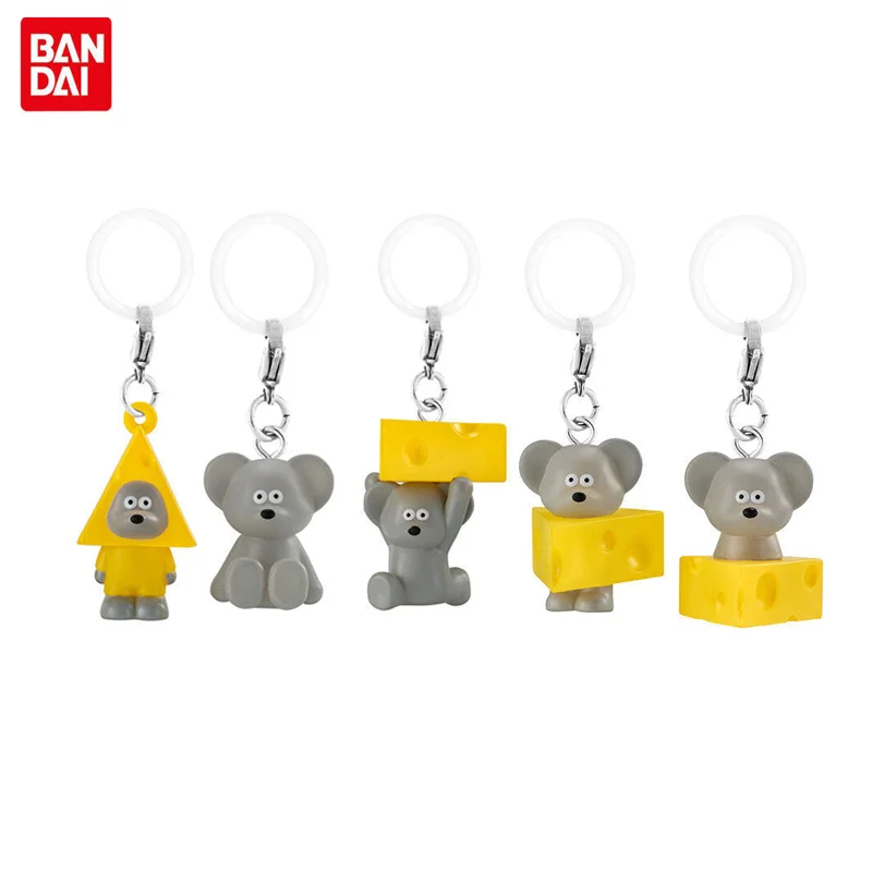 BANDAI Originele Anime Figuur Andy De Muis Gashapon Speelgoed Actiefiguur Capsule Speelgoedmodel Sleutelhanger Ornament Kindercadeau