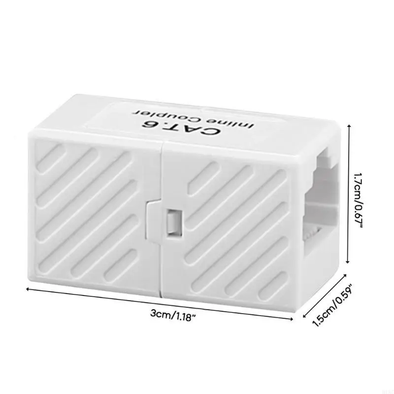 أنثى إلى موصل أنثى RJ45 Ethernet Cable Cat6 Cat5e Adapter