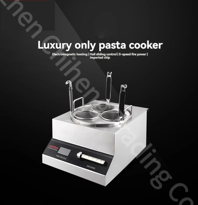 

Commercial Noodle Cooker Stainless Steel Table Type Noodle Cooking Furnace 5000W Commercial Noodle Cooking Machine SMK-TSZML01