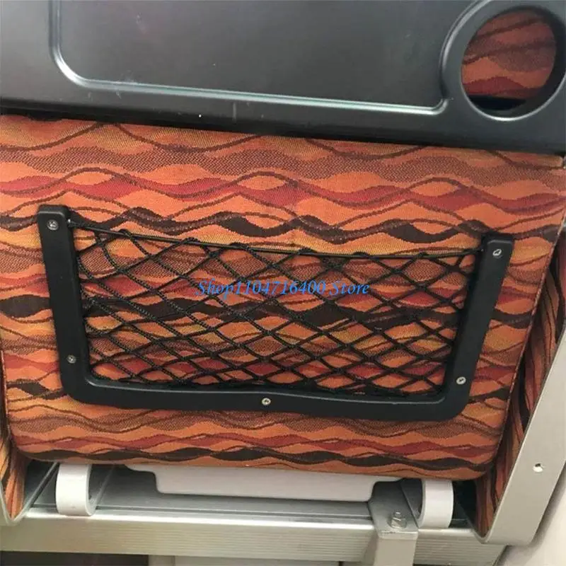 

y1gd Elastic Storage Pocket Net Holder with Screw for Purse Bag Phone Universal Fit
