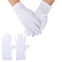 1 paar witte formele handschoenen Tuxedo Honor Guard Parade Inspection Collection Serve