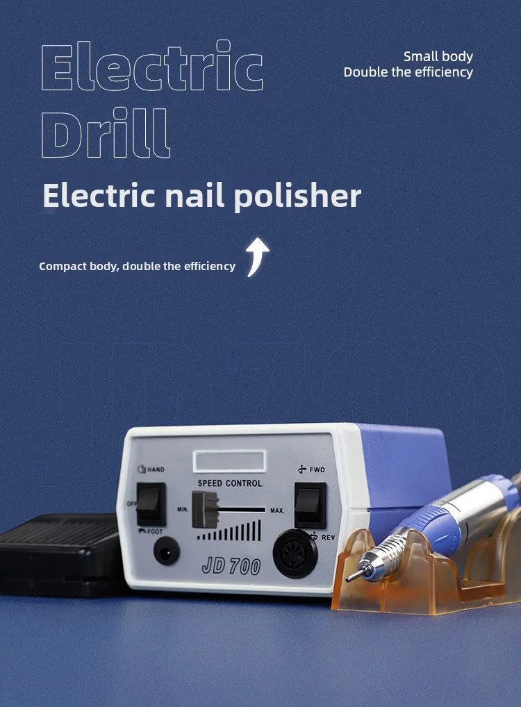 P700 Electric Automatic Grinder Miniature Polishing Nail Enhancement Small Electric Friction Dental Grinding and Engraving