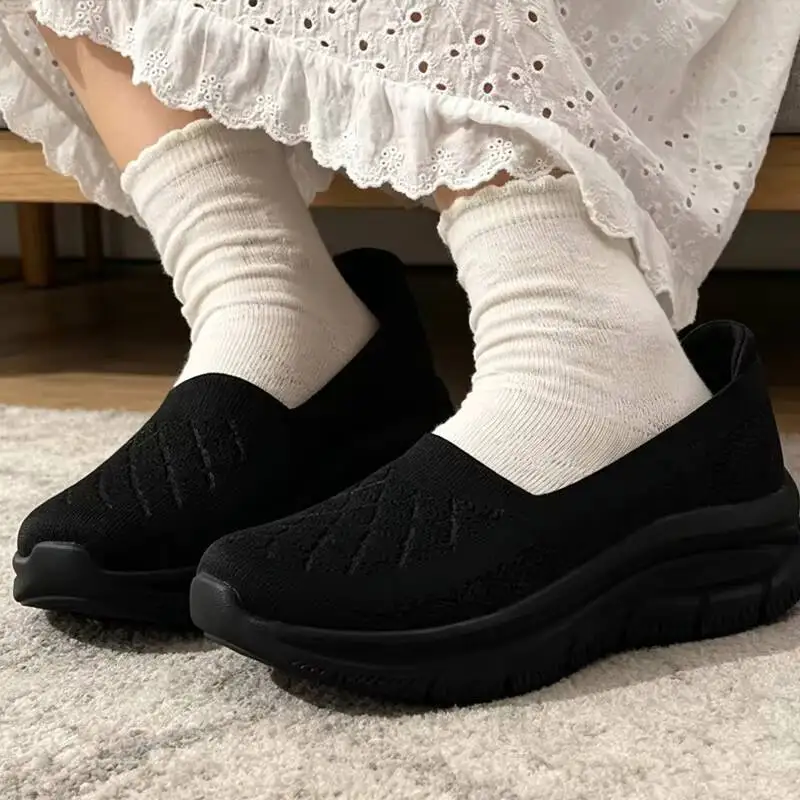 

Skechers Women Slip On Casual Shoes Breathable Soft Sole Non-slip Lazy Sneakers Daily Walking Shoes 159564-BBK sport