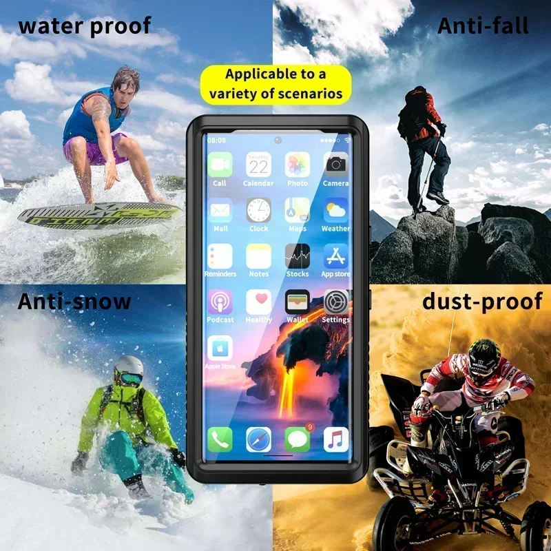 IP68 Waterproof Case For Google Pixel 7 7A 6 Pro 6A 4A Diving Swim Outdoor Sports Anti-fall dust-proof TPU 360 Full Cover Armor image 3