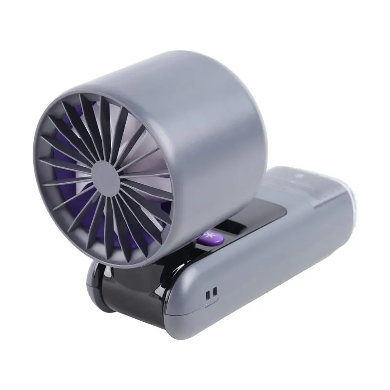 

【ADORN】Neck Fan Refrigeration Fan 100-Speed Levels, 6H Runtime, Foldable For Handheld Desktop Use For Personal & Travel