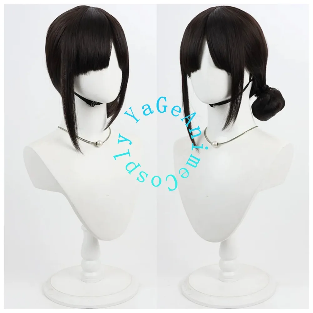 Suzuka Utako Cosplay Wig Realistic Scalp Updo Hair for Christmas Festival Live Stage and Photography