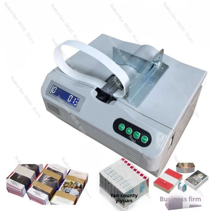 Máquina Automática de Escritorio para Atar Billetes, Equipo Especial para Empaquetar y Sujetar Billetes de Banco