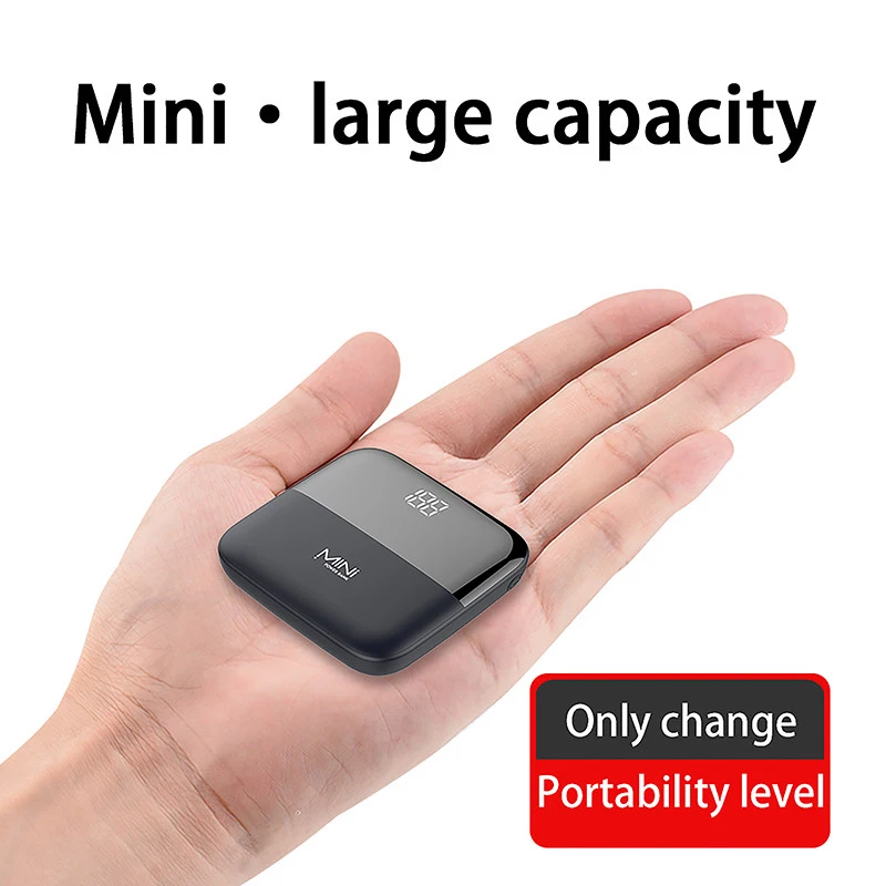 

10000mAh Portable Mini Power Bank PowerBank External Battery Charger For iPhone 12 11 Pro Xiaomi Samsung Huawei Fast Charging