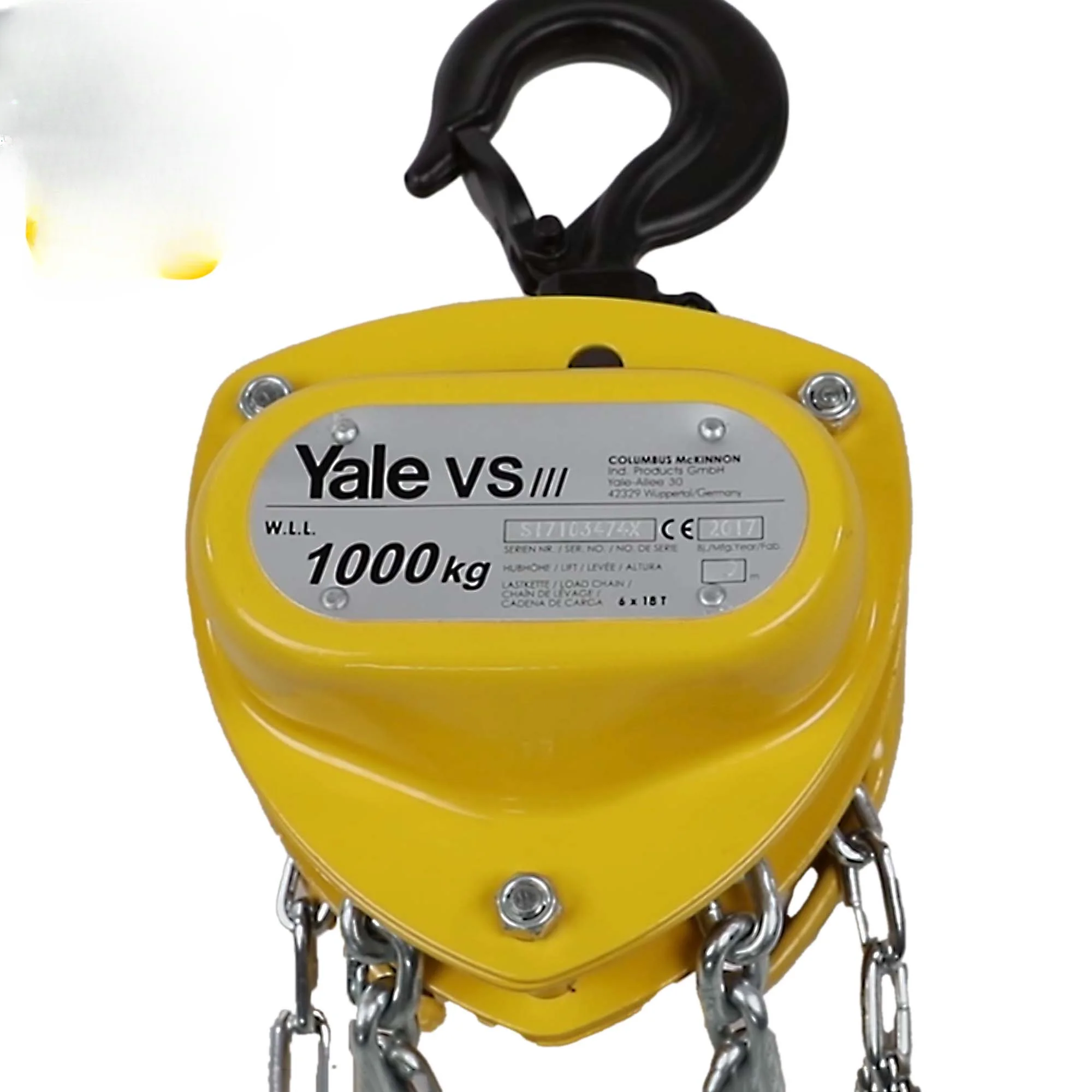 For Top Quality 1 2  3 5 10 ton Yale VS III Manual operated Chain Hoist generic hand Chain Hoists