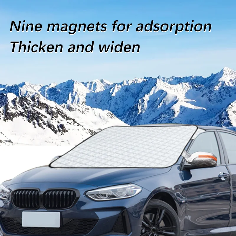 Car Windshield Cover Magnet Winter Window Snow Shield Anti Frost Auto Front Window Snow Cover For BMW 1System