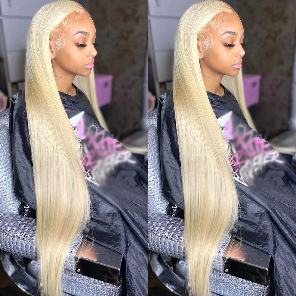 613 Honey Blonde Color 13x4 Lace Front Human Hair Wigs 13x6 Transparen Straight Lace Frontal Wig Brazilian Remy For Women