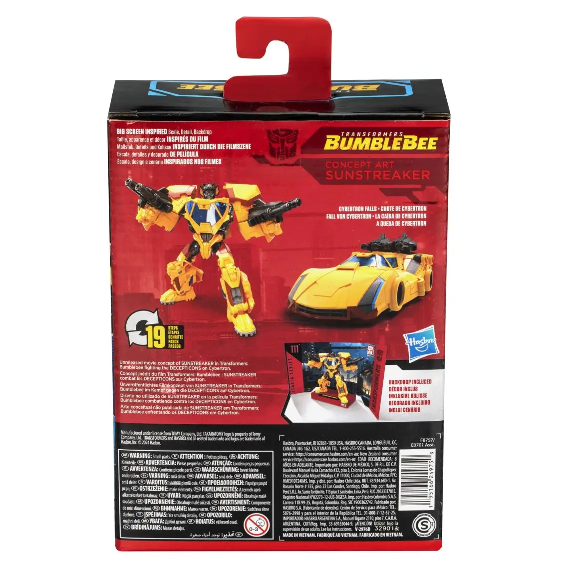 Seria Hasbro Transformers Studio: Deluxe Transformers: Bumblebee 111, koncepcja sztuki, figurki Sunstreaker, prezent na boże narodzenie