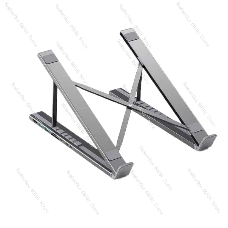 

Подставка для ноутбука и док-станция Type-C | 8-портовый USB-хаб для настольного ПК, складной и портативный, док-станция с поддержкой HDMI 4K