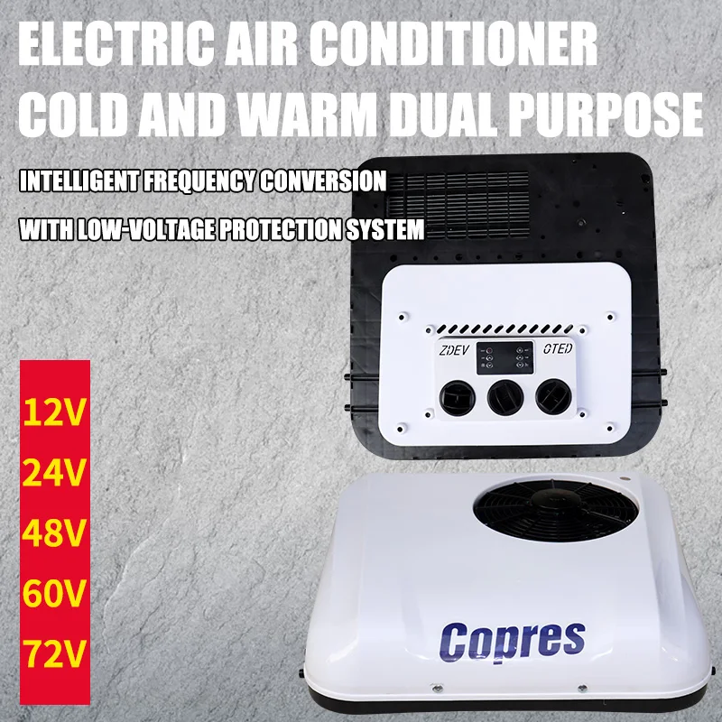 

12/24V/48V/60V/72V Truck Overhead Car Air Conditioner Heating And Cooling Top-Mounted Parking Air Conditioner Integrated Machine