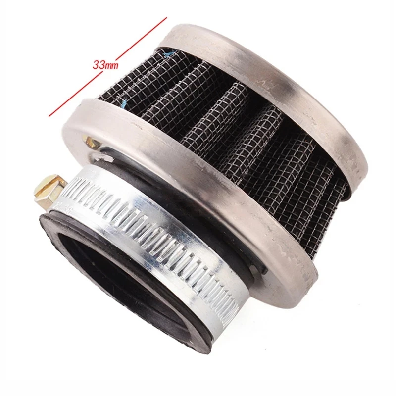 28mm 32mm 35mm 38mm 42mm Air Filter Universal ATV Scooter Pit Dirt Bike Stright Curved Right Mini Element Cleaner Filtro Aire