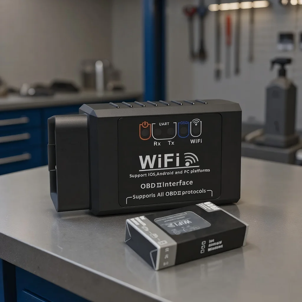 

Диагностический сканер OBD2 WIFI ELM327 V1.5 для iPhone, iOS, Android Auto, OBDII, OBD 2, ODB II, ELM 327 V1.5, считыватель кодов, диагностический инструмент