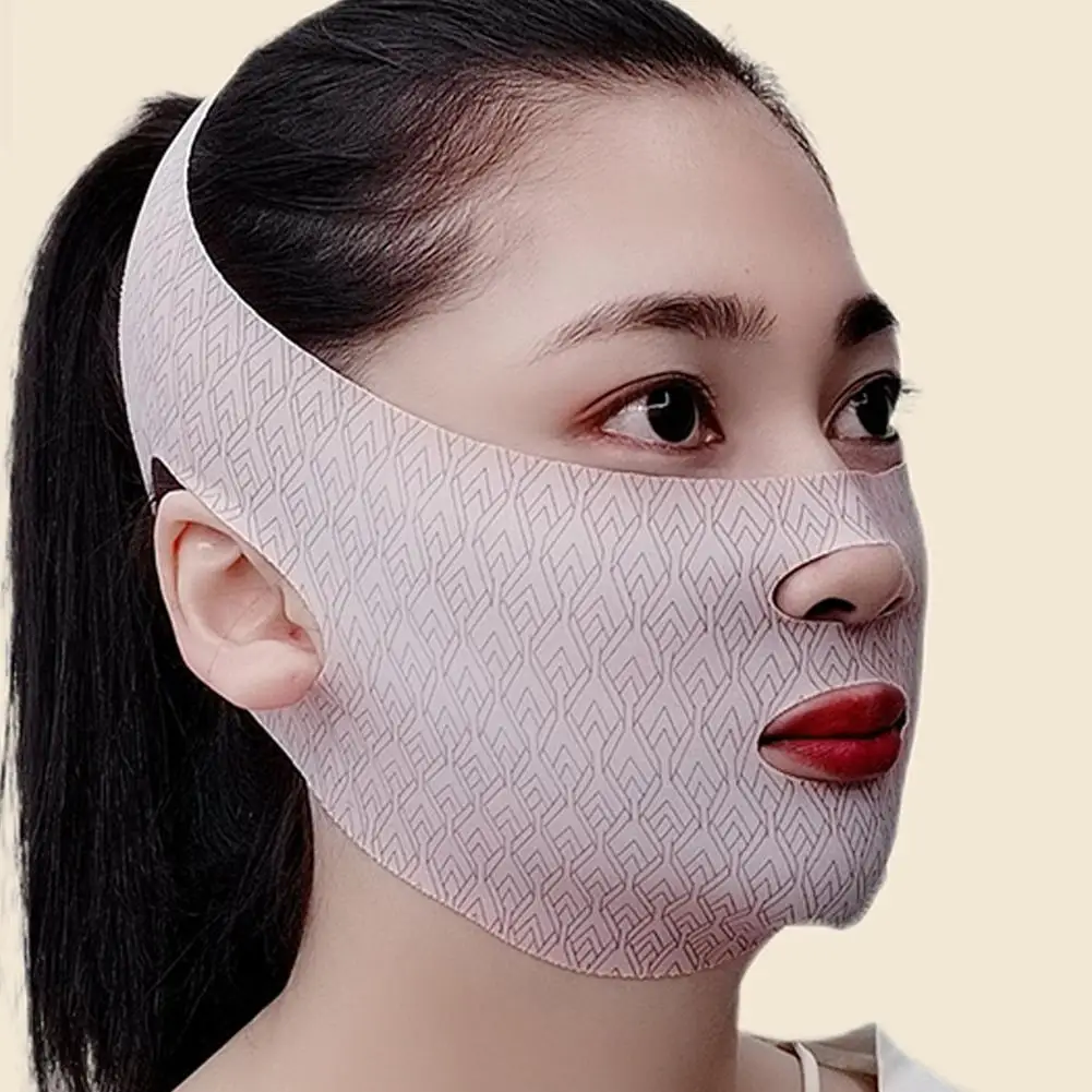 1pcs Chin Cheek Slimming BANDAGE V Shaper V Line Lifting Mask Face Lifting ต่อต้านริ้วรอยสายคล้องคอ Sleeping Mask เครื่องมือความงาม