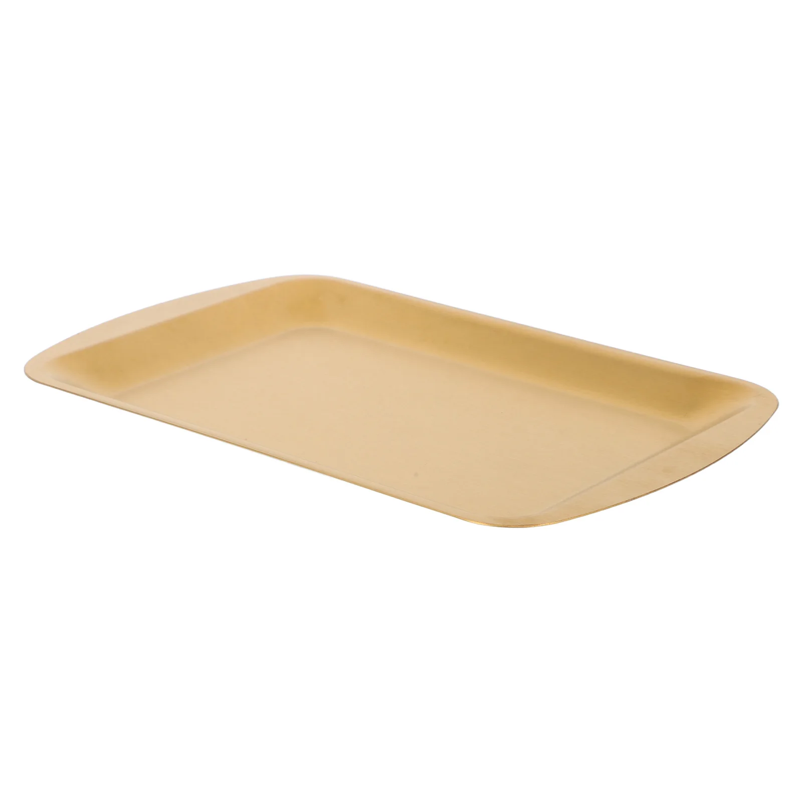 

Rectangular Stainless Steel Tray Flat Bottom Design Stable Placement Easy Clean Party Bbq Sushi Snack Serving Platter Kitchen