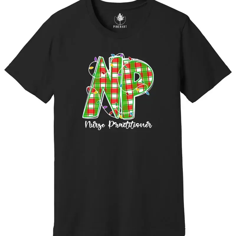 

Рождественская рубашка для медсестры-практика, праздничная рубашка для медсестры-практика, подарок для медсестры-практика