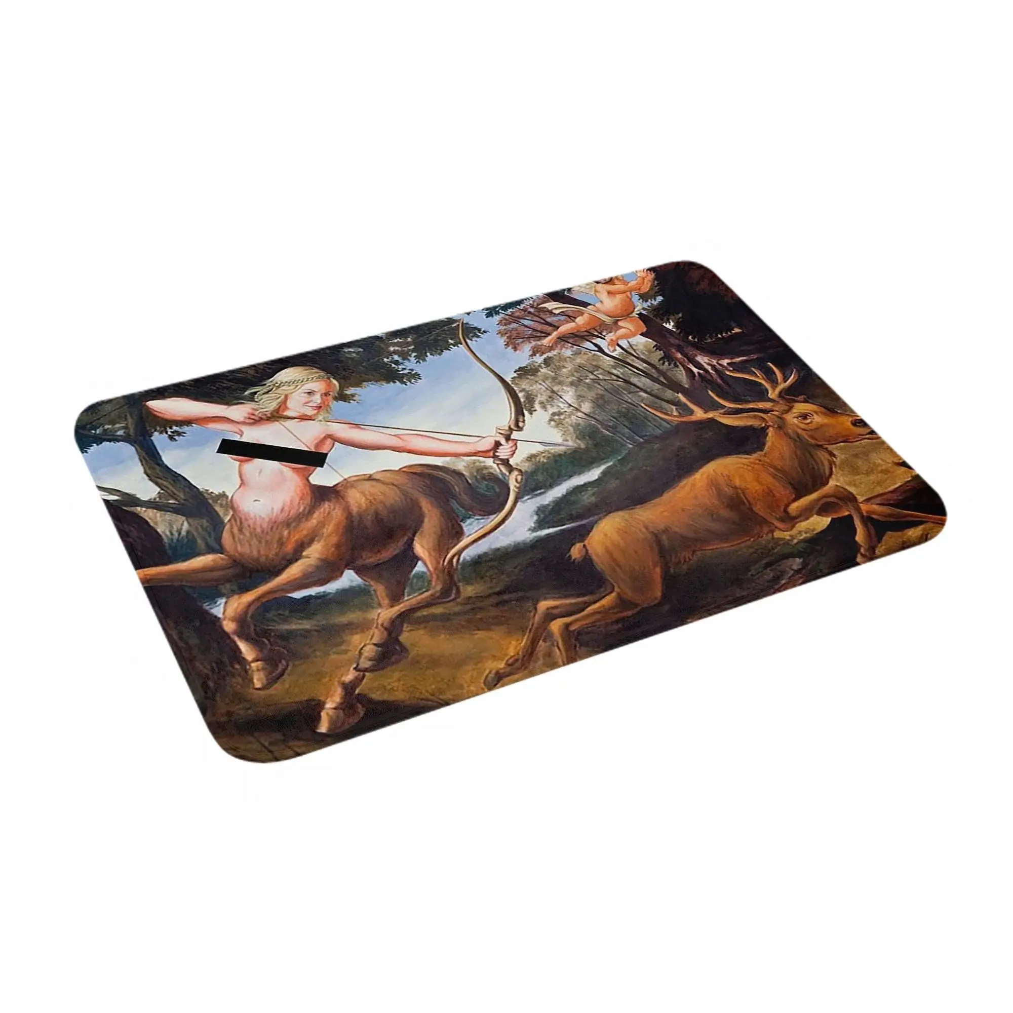 

Leslie Knope, Goddess of the Hunt Non-slip Doormat Floor Mat Mat Carpet Rug for Kitchen Entrance Home Bedroom Footpad Mats