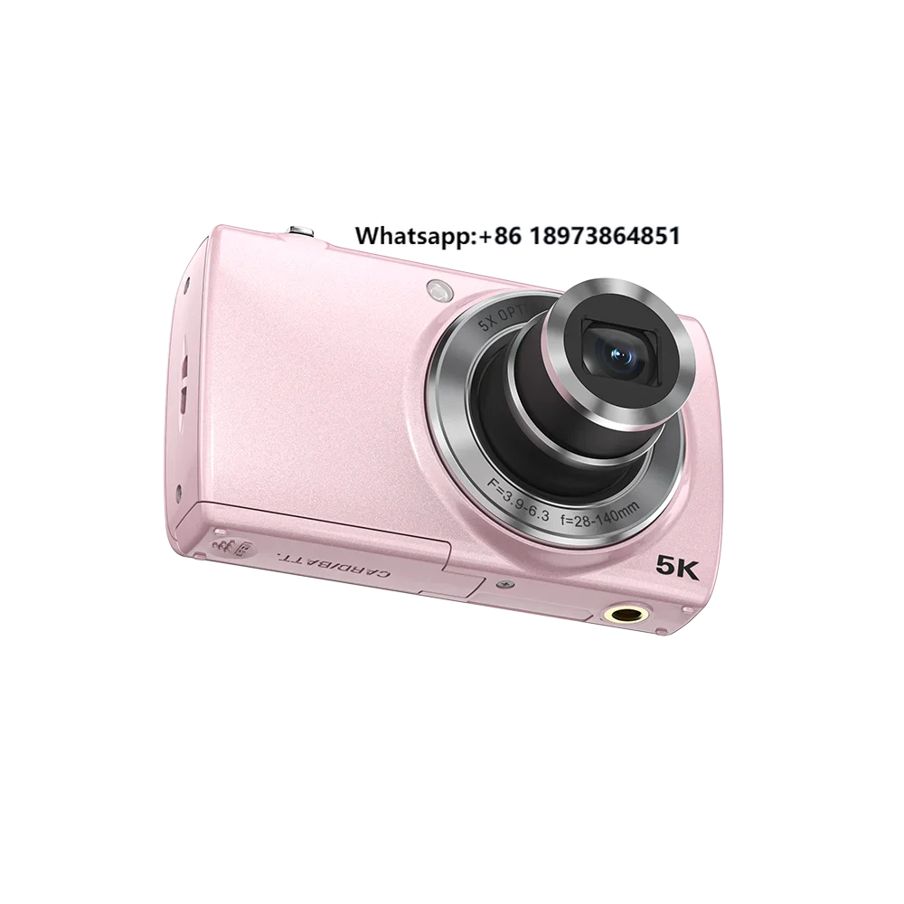 

4K 5k Kids 64MP 18X Zoom Compact Point and Shoot Digital with SD Card for Photography Video