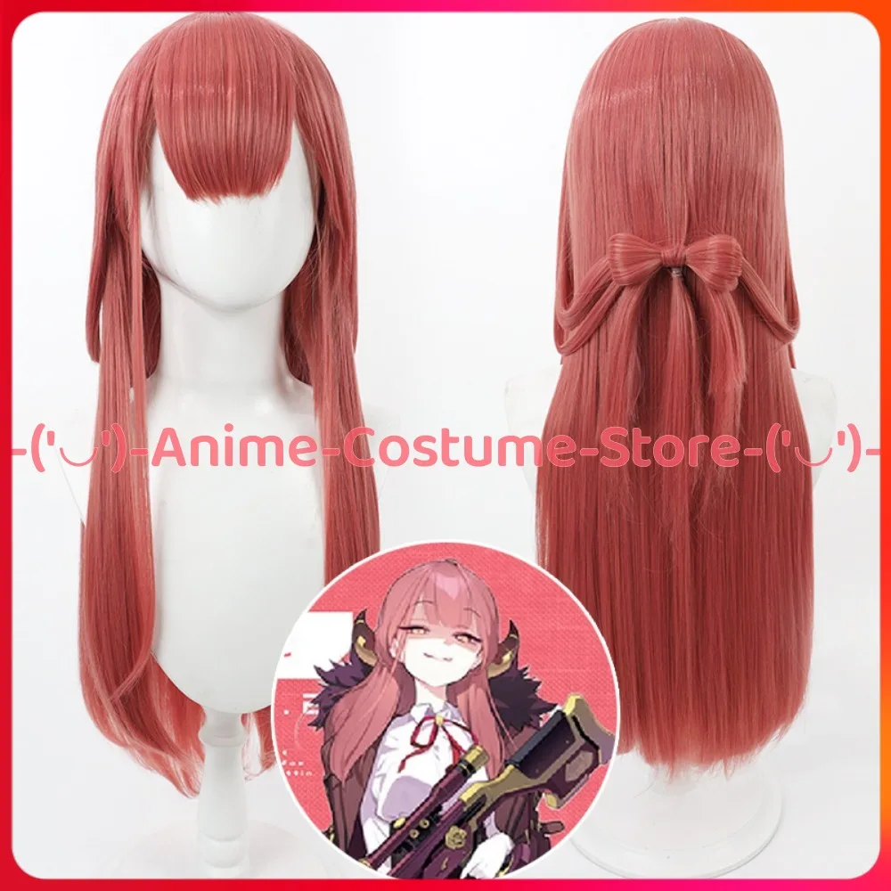 

Blue Archive Rokuhama Aru Luxury Indulgence Cosplay Wig Bow Game Character Halloween Carnival Party Costume Wigs Synthetic Hair
